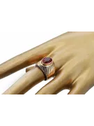 Ring Vintage style Ruby Original Vintage 14K Rose Gold vrc127r